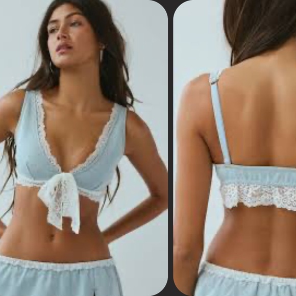 Urban Outfitters Tops - Out From Under Cowgirl Logic Denim Plunge Bralette. Size M. NWT.